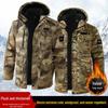 Herren Winter Camouflage Baumwollmantel - Warm, Winddicht & Wasserdicht Kühlhaus Arbeitskleidung