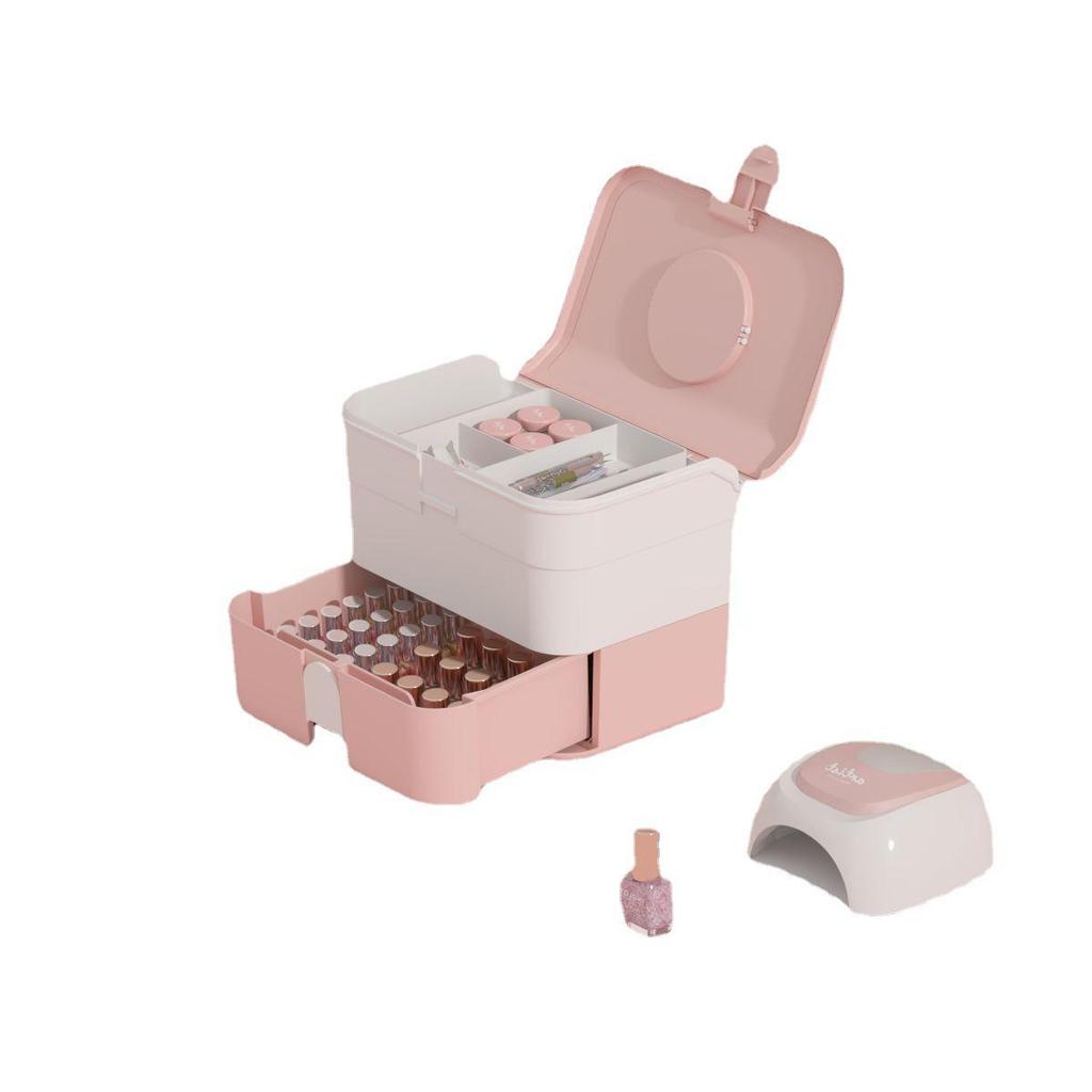 Portable Dustproof Cosmetic & Jewelry Organizer