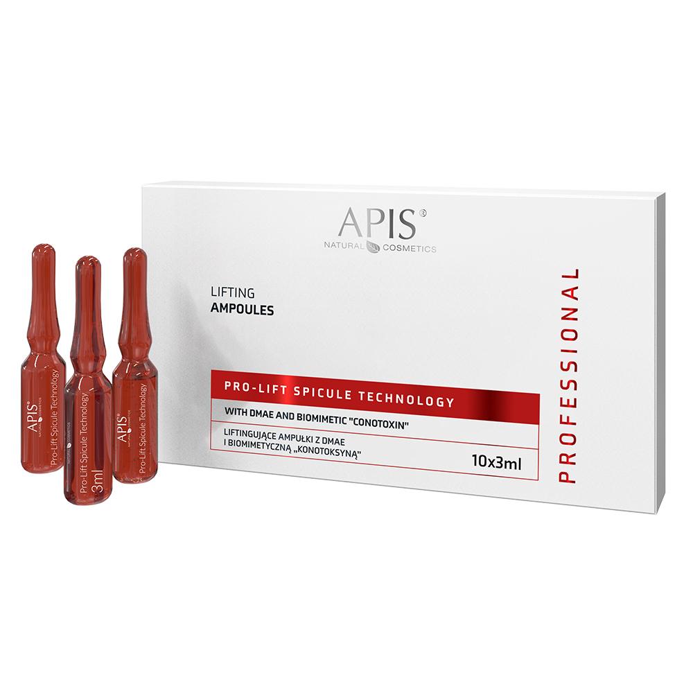 Apis pro-lift spictule technology liftingujące ampułki z dmae i biomimetyczną konotoksyną 10x3ml