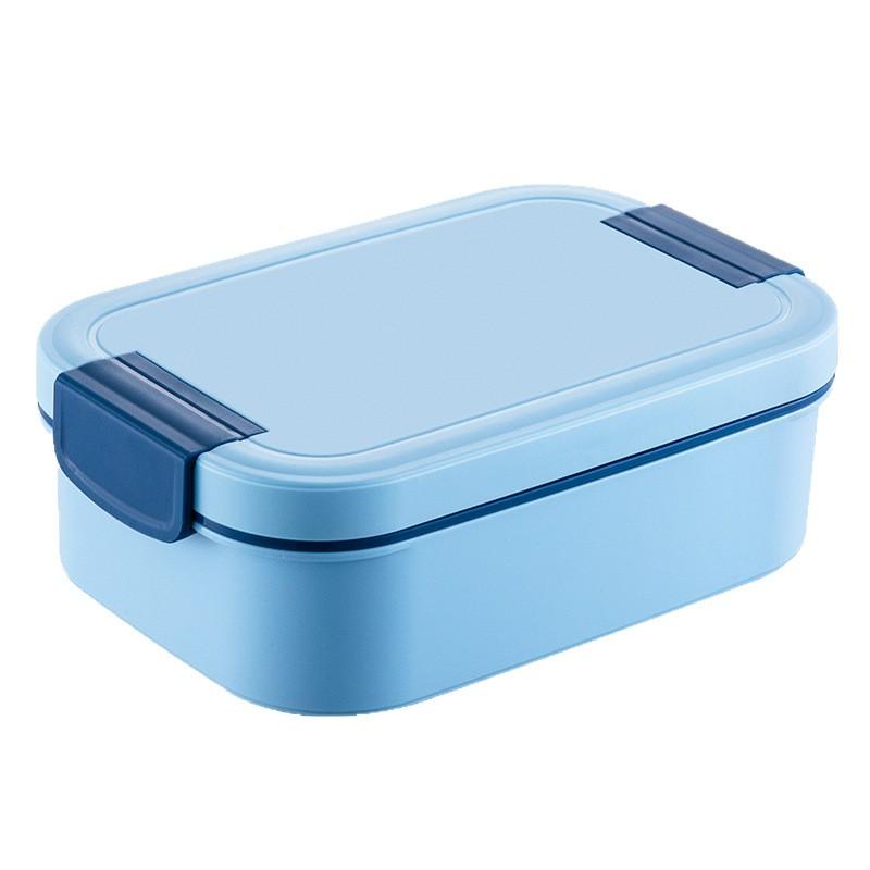 Double-Layer Large Capacity Bento Box Students Adults Office Lunch Microwave-Safe Leakproof Food Container