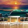 3d Wallpaper Oil Painting Ocean Landscape Photo Wall Murals Living Room Bedroom Backdrop Wall Home Decor Wallpaper