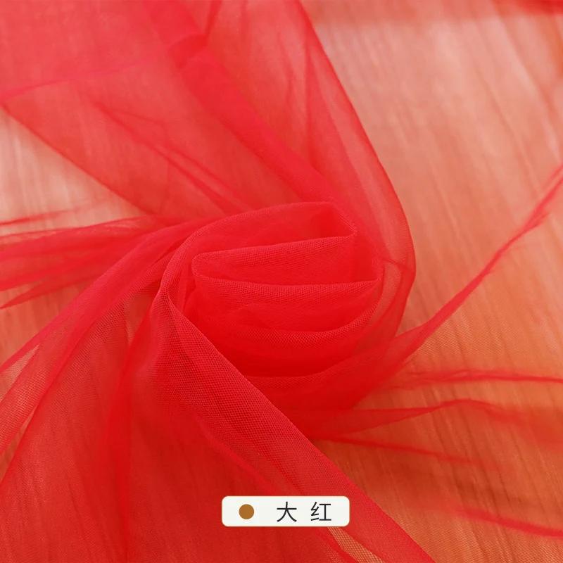 0.5m/1m/2m/5m Encrypt Soft Mesh Fabric For Curtains Wedding Dresses, Wedding Decorations Mosquito Nets DIY Net Craft Fabrics