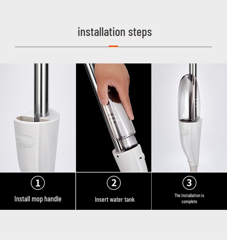 One-Step Dual-Use Spray Mop: Wet & Dry, No-Wring, Easy-Clean for Home