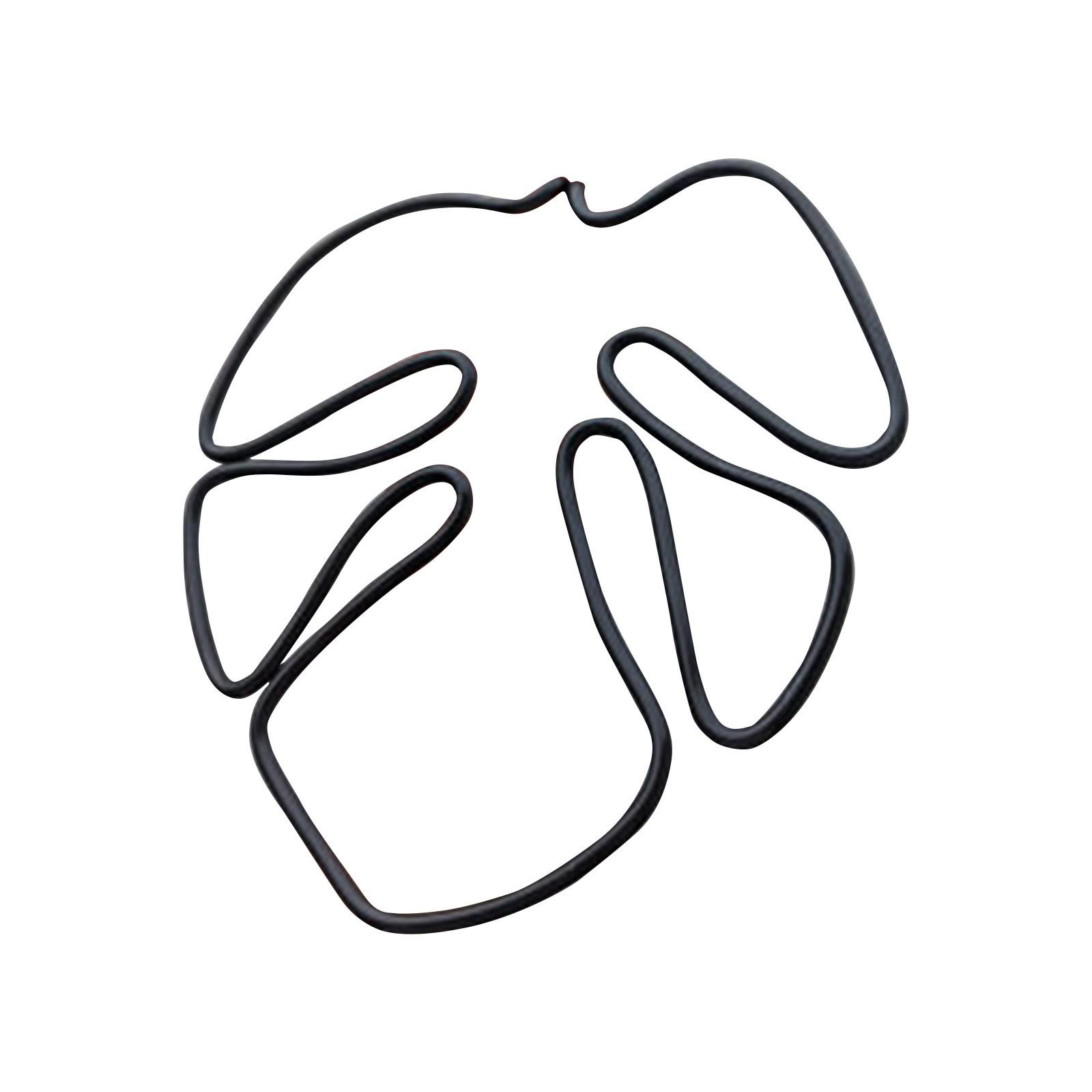 

Новая трансграничная поддержка растений в форме монстеры Поддержка растений в форме монстеры One Size чёрный