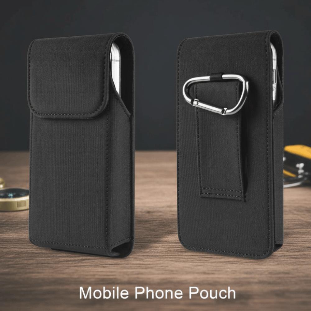 With Hook Mobile Phone Pouch Single-layer Phone Belt Hanging Pouch Phone Belt Clip Bag Outdoor