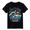 T-Shirt Cultura del Surf Stile di Vita in Spiaggia - Maglietta Grafica Vintage con Onda
