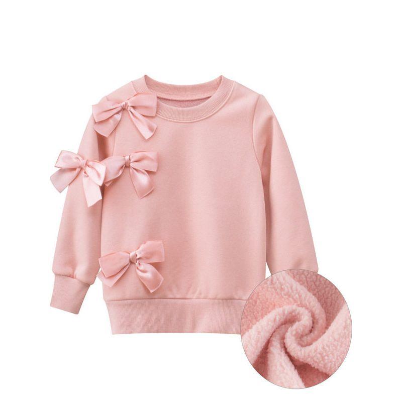 Spring Fleece-Lined Sports Sweater Children's Top