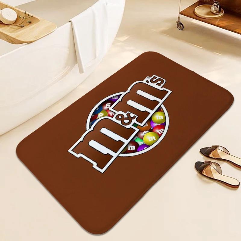 Carpet for Bedroom M&M's Sleeping Room Washable Non-slip Kitchen Rug Anti Slip Veranda Floor Mat Useful Things for Home