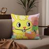 N-Nutty H-Happy Tree F-Friends Pillow Case Comfort Sofa Bed Silky Elegant Invisible Zipper Custom Decorative Cushion Cover