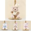 Sweet Teddy Bear Plush Keychain Soft Stuffed Animal Toy In Colors Different