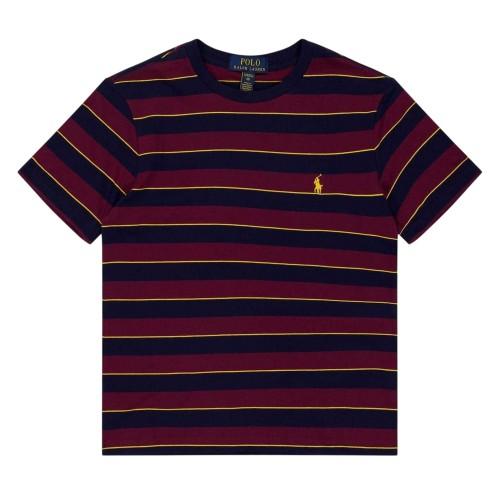 Ralph Lauren Boys Striped Crew Neck T-Shirt
