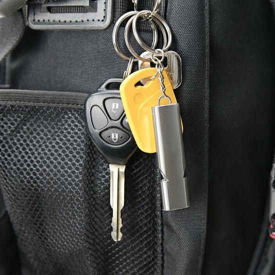 Utendørs nødlyd høy lyd i rustfritt stål Survival Sports Training Whistle