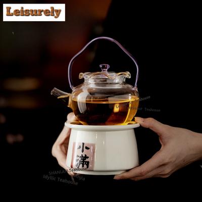 Flower Mouth Handle Boiling Water Kettle Large Capacity Tea Soaking Pot Household Flower Tea Kettle with Filter Teaware Supplies