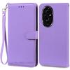 For Honor 200 Case Honor 200 Pro Case Silicone Pu Leather Wallet Case For Honor 200 5G Phone Case For Honor 200 Pro Cover Fundas
