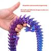 1 Set 3D Printed Dragon Egg Set - Ornamental Joint Activity Toy for Stress Relief Flexible Swinging Model Toy Gift