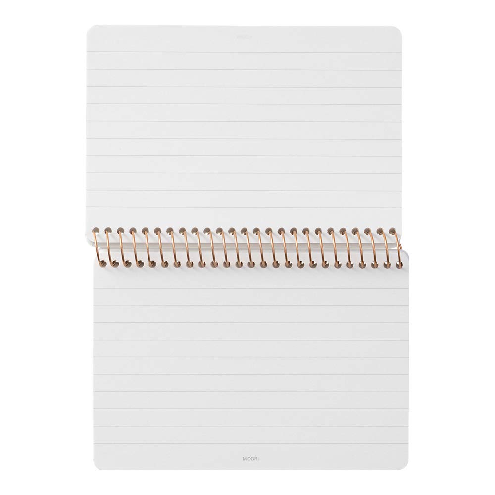 DESIGNPHIL Pierścień na notatki Midori Memo B7 Basic Biały 19055006