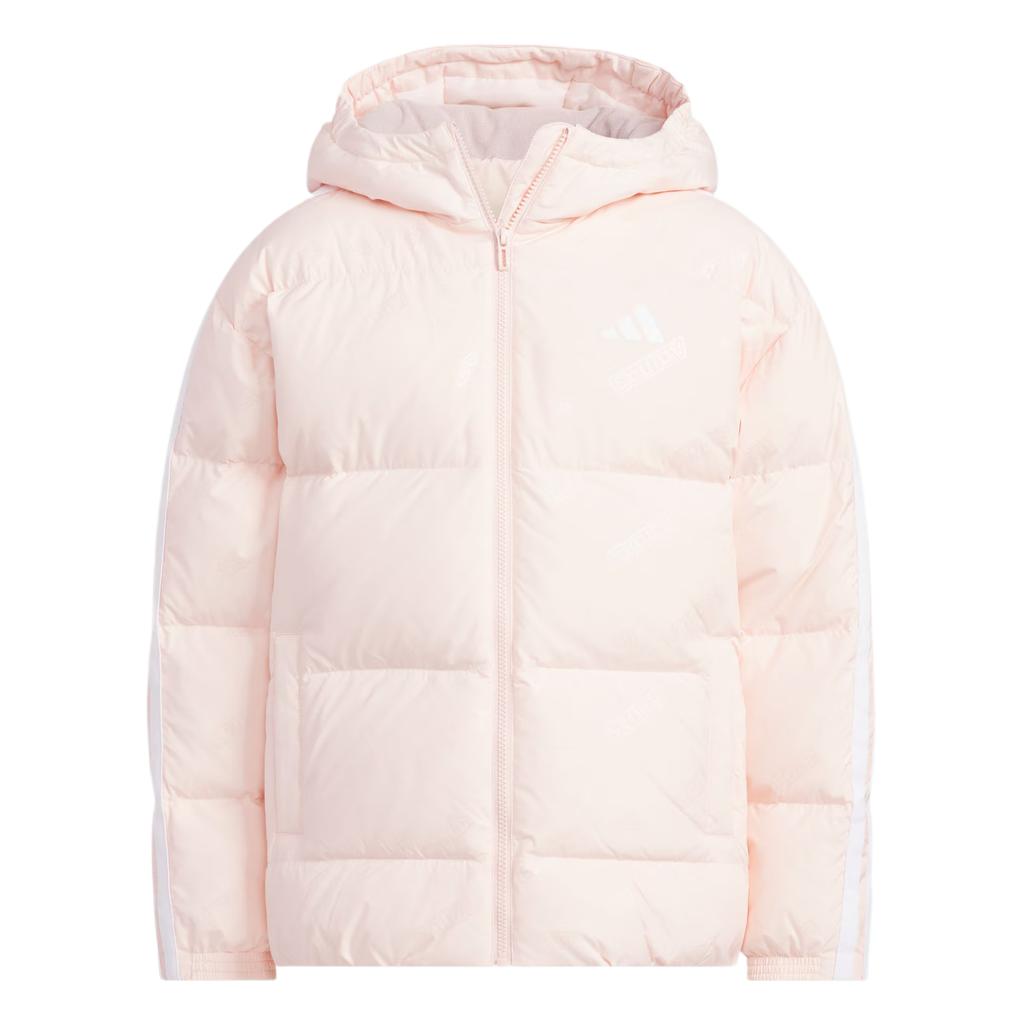 Adidas Down Jacket Sportswear Lightweight Comfortable Fitted Long Sleeve Hooded Duck Down Kids Kids Jackets KC5920