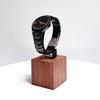 Supporto per Orologi in Legno di Noce Fatto a Mano Elegante Supporto Espositore per Orologi a Forma di C Portaoggetti per Orologi da Casa e Negozio
