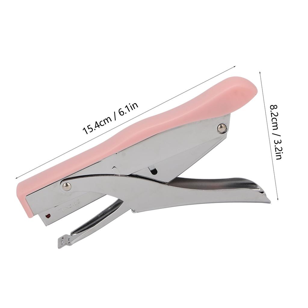 Hand Held Stapler Ergonomic Frosted Surfaces Portable Plier Stapler Home School   Binding Documents