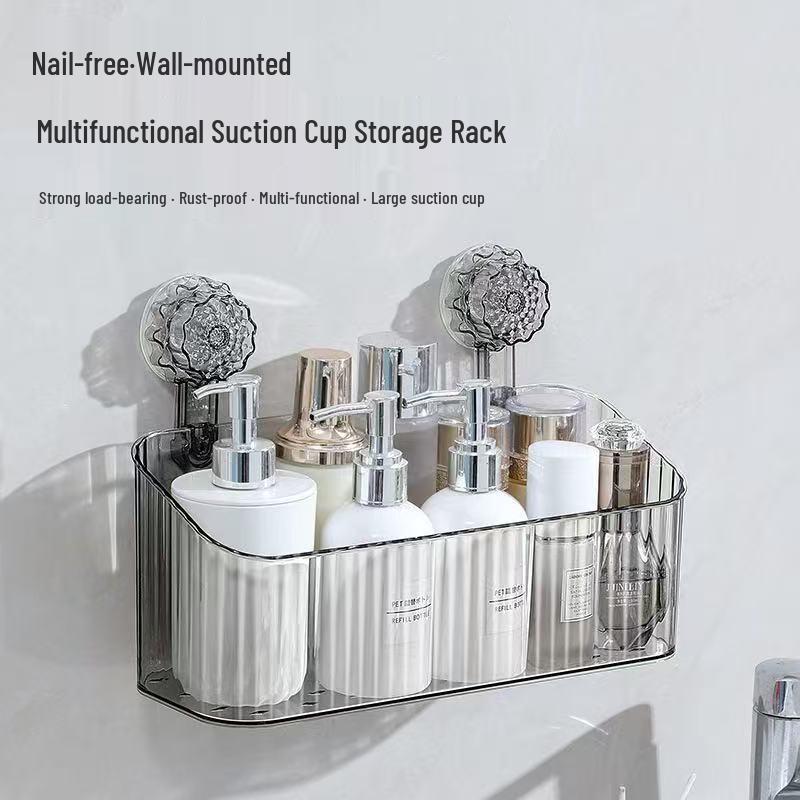 Suction Cup Bathroom Shelf for Shower and Sink Storage