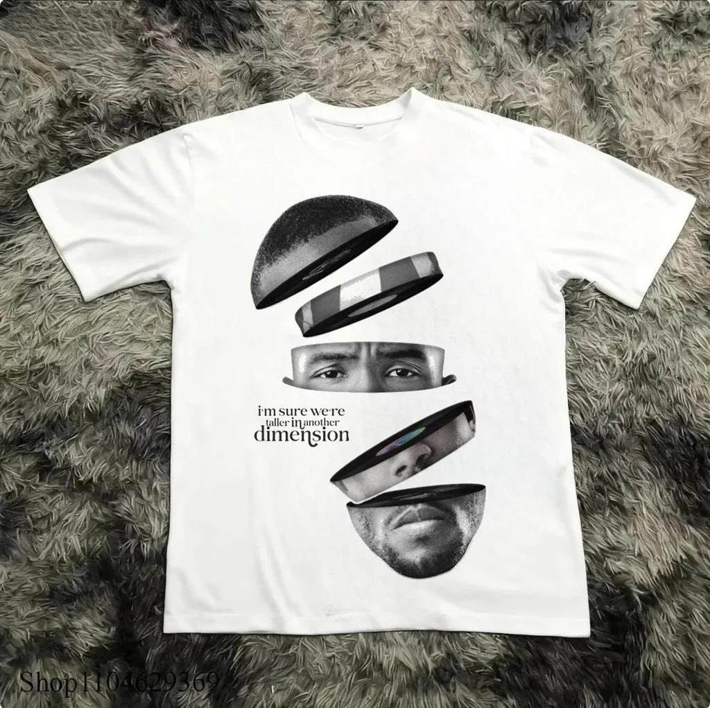 Rapper Retro Grafik T-Shirt Unisex Hip Hop Ozean Album Kleidung T-Shirts Y2k Unisex Blond Mode Übergroßes Baumwoll-T-Shirt