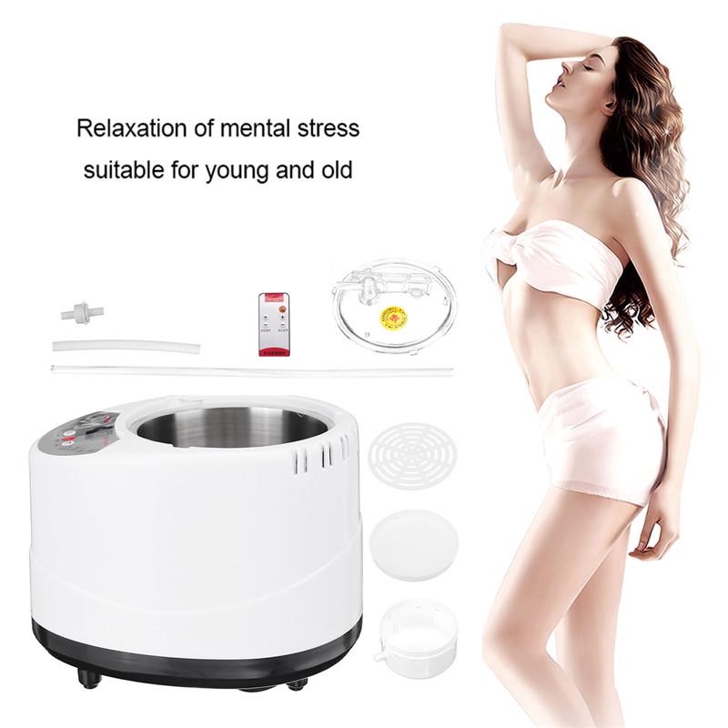 1500W 3L 220-240V Generatore Pentola Vapore Sauna Pentola Vapore SPA Macchina con Telecomando per Sauna Domestica Grande Terapia Corporea Vapore Rilassamento