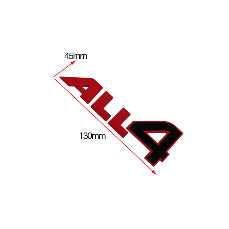 Car Emblem Metal MINI ALL 4 Badge Logo Body Decals Sticker For MINI Cooper S JCW Countryman R60 R61 F60 Clubman Auto Accessories