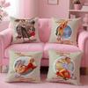 USSR CCCP Pin Up Girl Cushion Cover Soft Plush Throw Pillow Cushion CoverDoubleSided Printed Pillow Case for Sofa Home Decor