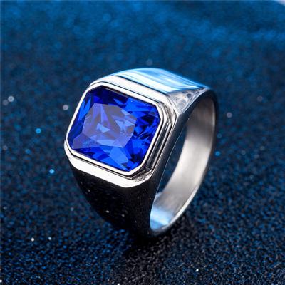 2026 Jewelry, European and American Simple Inlaid Gemstone Men's and Women's Rings, Jewelry Versatile Party Accessories, Rings
