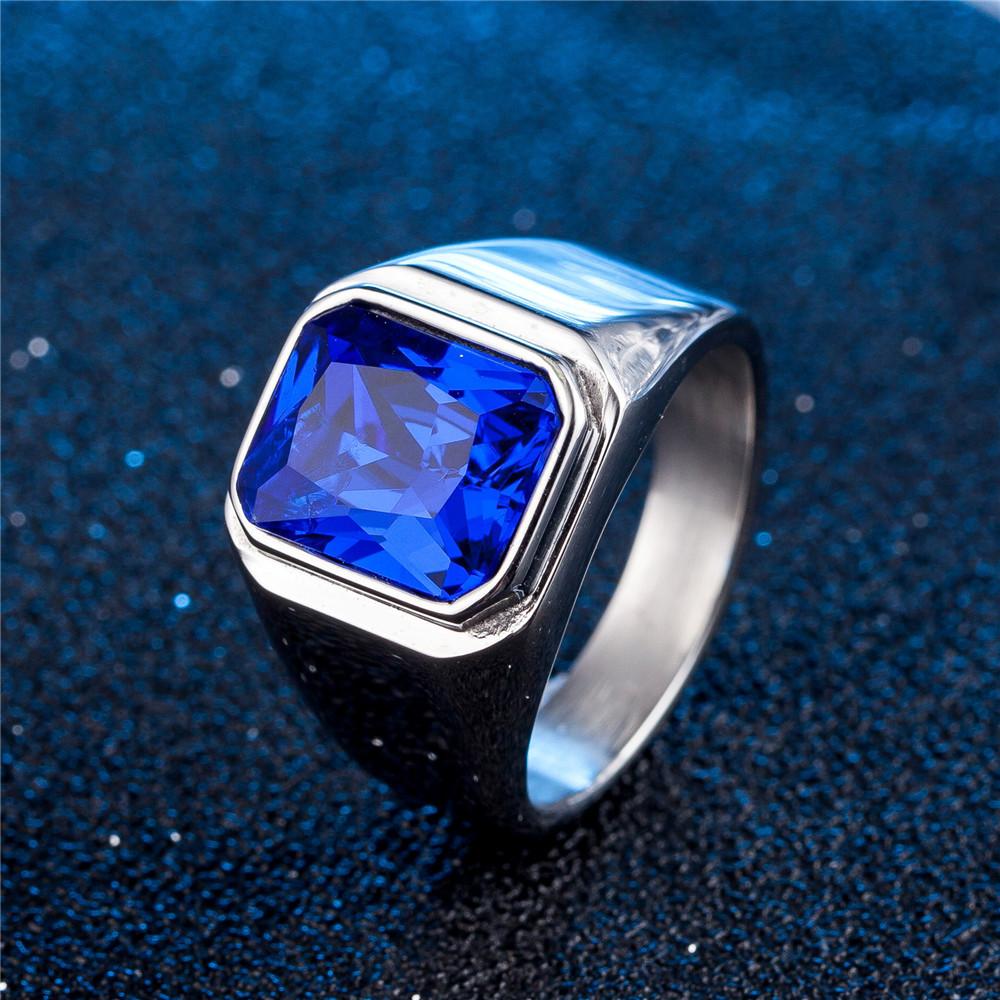 2026 Jewelry, European and American Simple Inlaid Gemstone Men's and Women's Rings, Jewelry Versatile Party Accessories, Rings