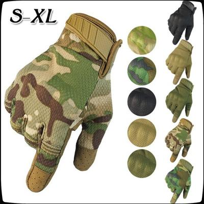 Camouflage Military Armee Taktische Handschuhe Männer Outdoor Klettern Jagd Kampf Reiten Voll Finger Handschuhe Fäustlinge