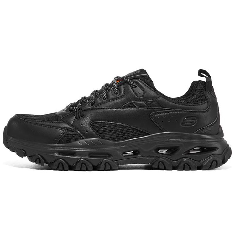 Skechers Catapult Fabric Leather Sport Versatile Low-Top Dad Shoes Men sneakers Black 210316-BBK 39.5
