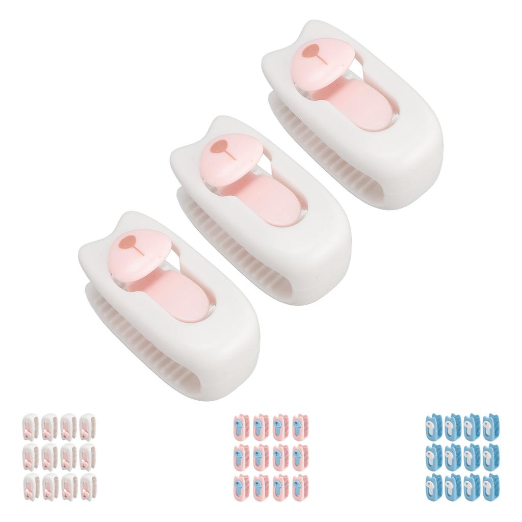 12 Bettdeckenclips verhindern das Verrutschen von Bettdecken, Kunststoffklemmen für Daunendecken, Steppdecken und Bettlaken