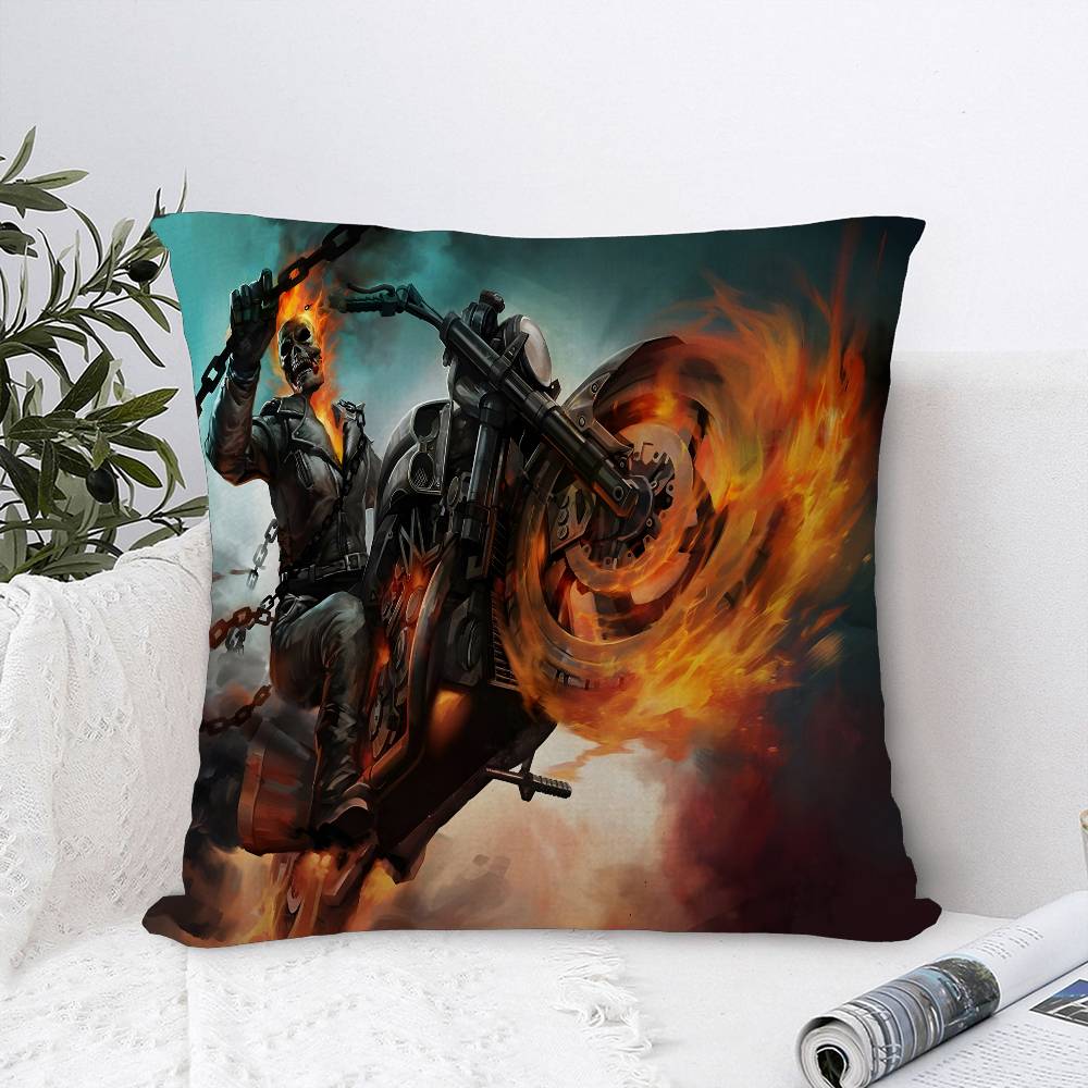 

Ghost Rider Personalized Picture Text Home Decorative Pillows Household Gifts 45x45cm 12x12Inch