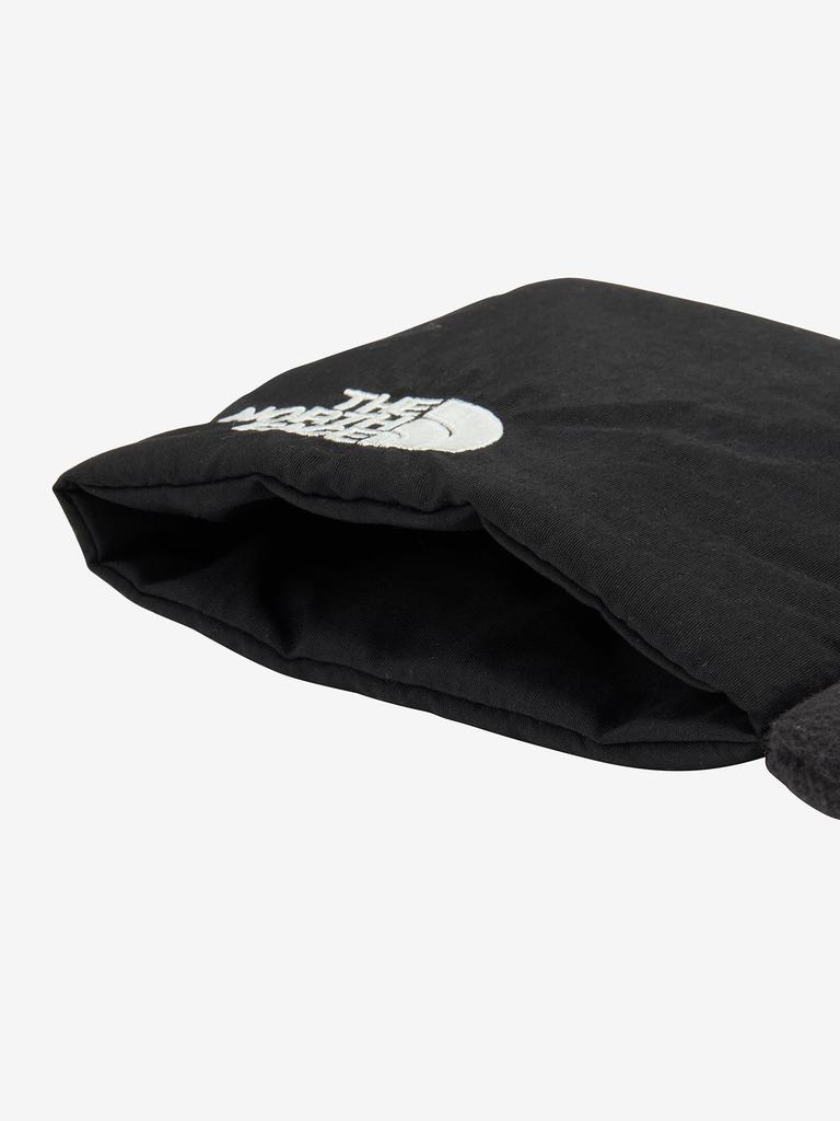 North Fleece Muffler Black KF [The Face] Kids' Camp-bell