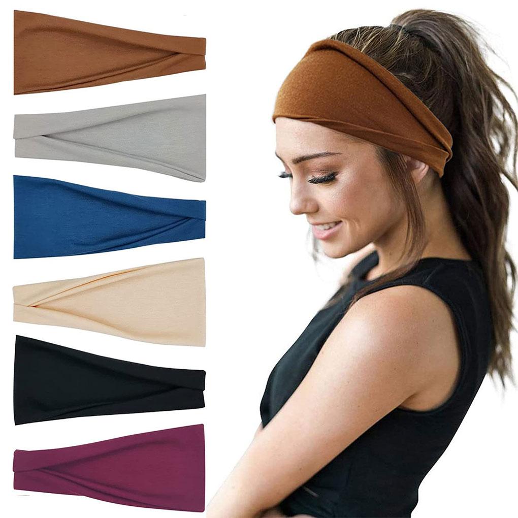 Fasce Elastiche Sportive per Capelli da Corsa per Donne Yoga Allenamento per Corsa Yoga Fascia Fitness, Camminata, Ciclismo, Sport ecc.