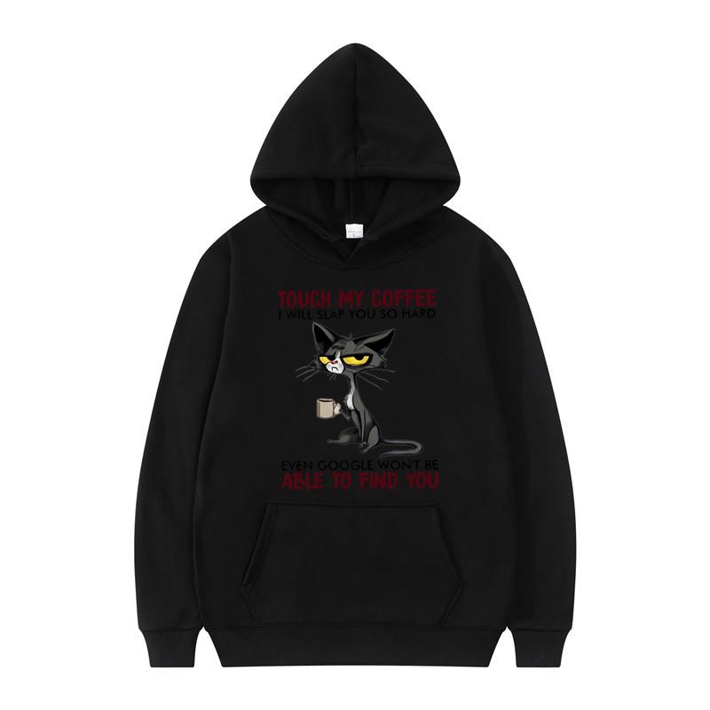 

Презрительный Кот Защита Кофе Анимация Принт Молодежный Спортивный Топ С Капюшоном Флис Бег Фитнес Толстовка 3XL