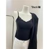 Women's Lace Warm Vest Tank Top - Autumn & Winter Integrated Bra Base Layer