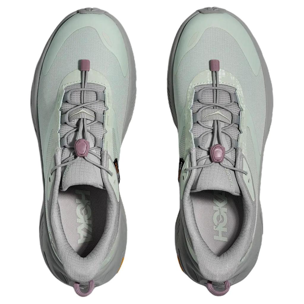 Hoka One One Transport 2 Wide Comfortable Durable Trail Running Shoes Women sneaker Gray Green 1174777-SSTSG