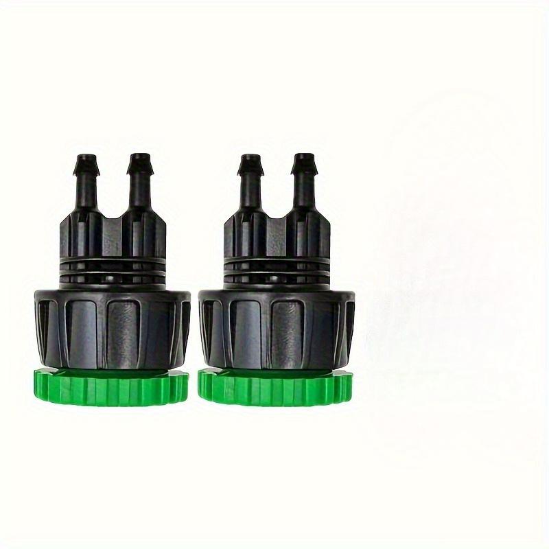 2pcs Drip Irrigation Hose Connectors Garden Faucet Adapter Drip Irrigation System Drip Hose Fittings Garden Irrigation
