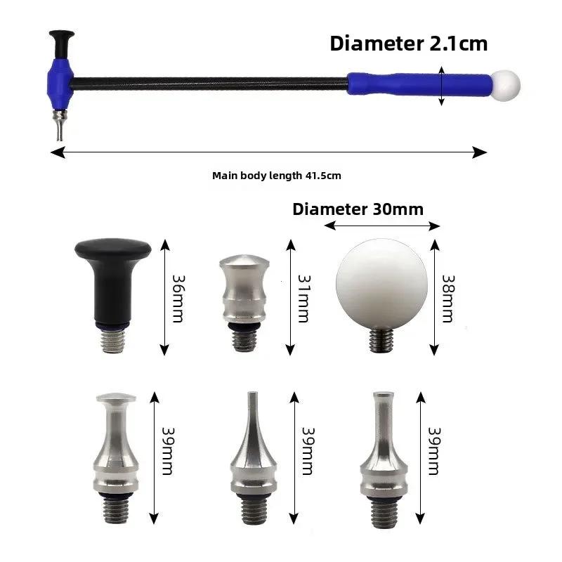 Titanium Alloy Tapper Hammer with Carbon Fiber Handle M8 Screw for Car Dent Repair Tools Dent Repair Kit Auto Accessoires