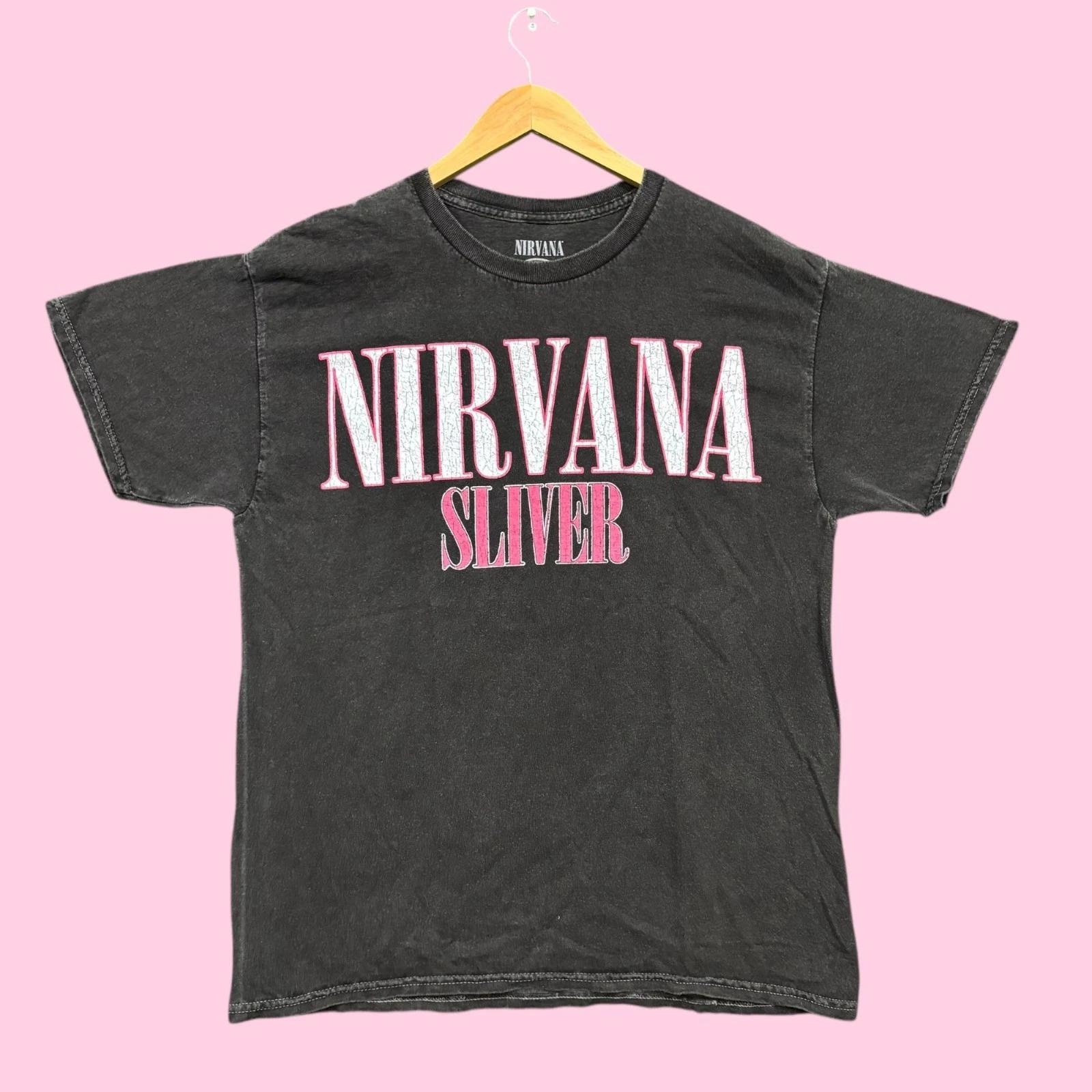 Nirvana Sliver Album Cover Rock Grunge Band Tee M 4XL