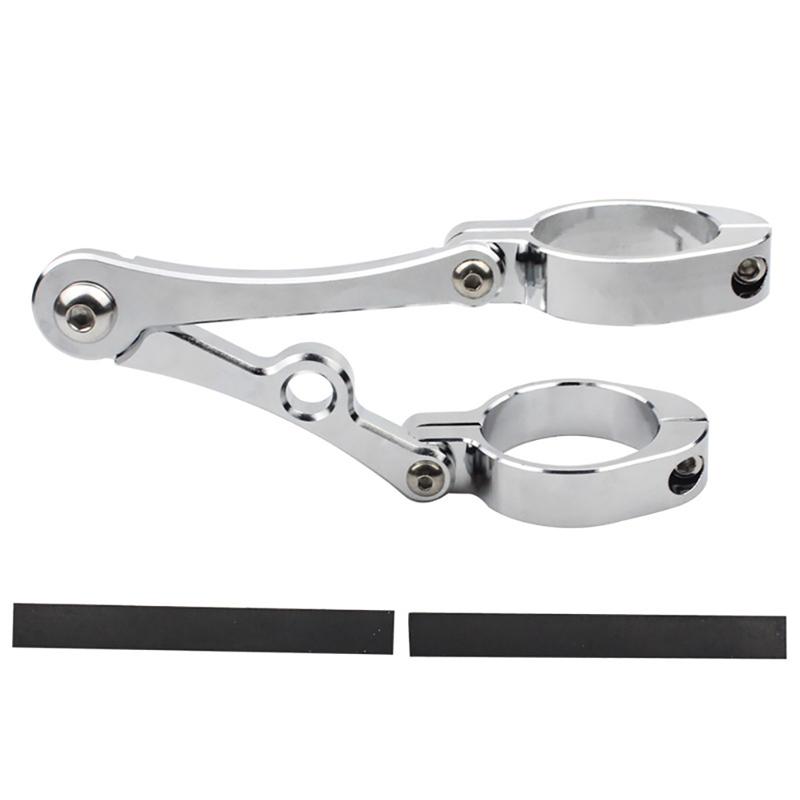 Motorcycle Headlight Bracket Mount Clamp 39mm-41mm CNC Fork Tube Spotlight Holder For Harley Cafe Racer Chopper Bobber Universal