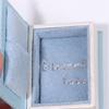 Artistics Sturdy Lint Jewelry Display Case In Book Shaped Designs Form Portable for Rings Pendants and Studs Use