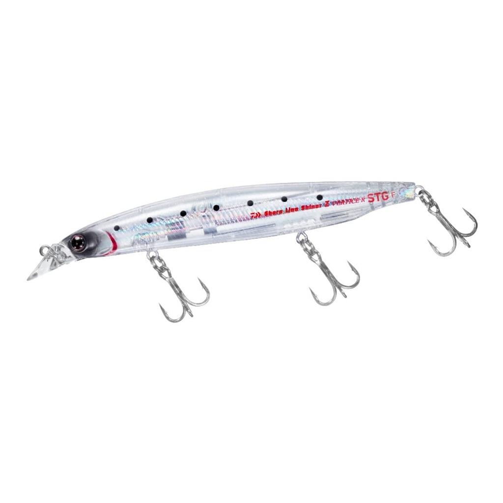 Daiwa Shoreline Shiner Z Vertis R STG125F Sea Bass Lure with Clear Adele Keimura Shirasu