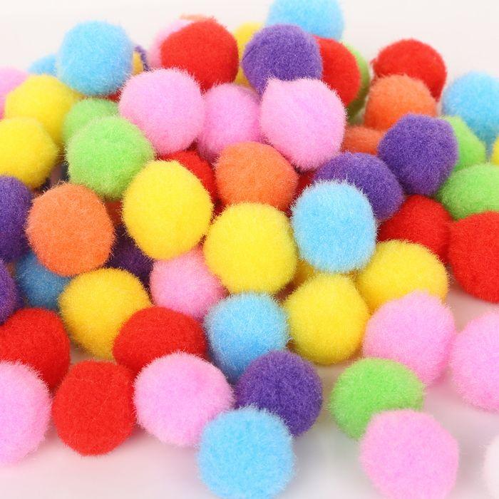 POMPOMS 25MM 100PCS/BAG