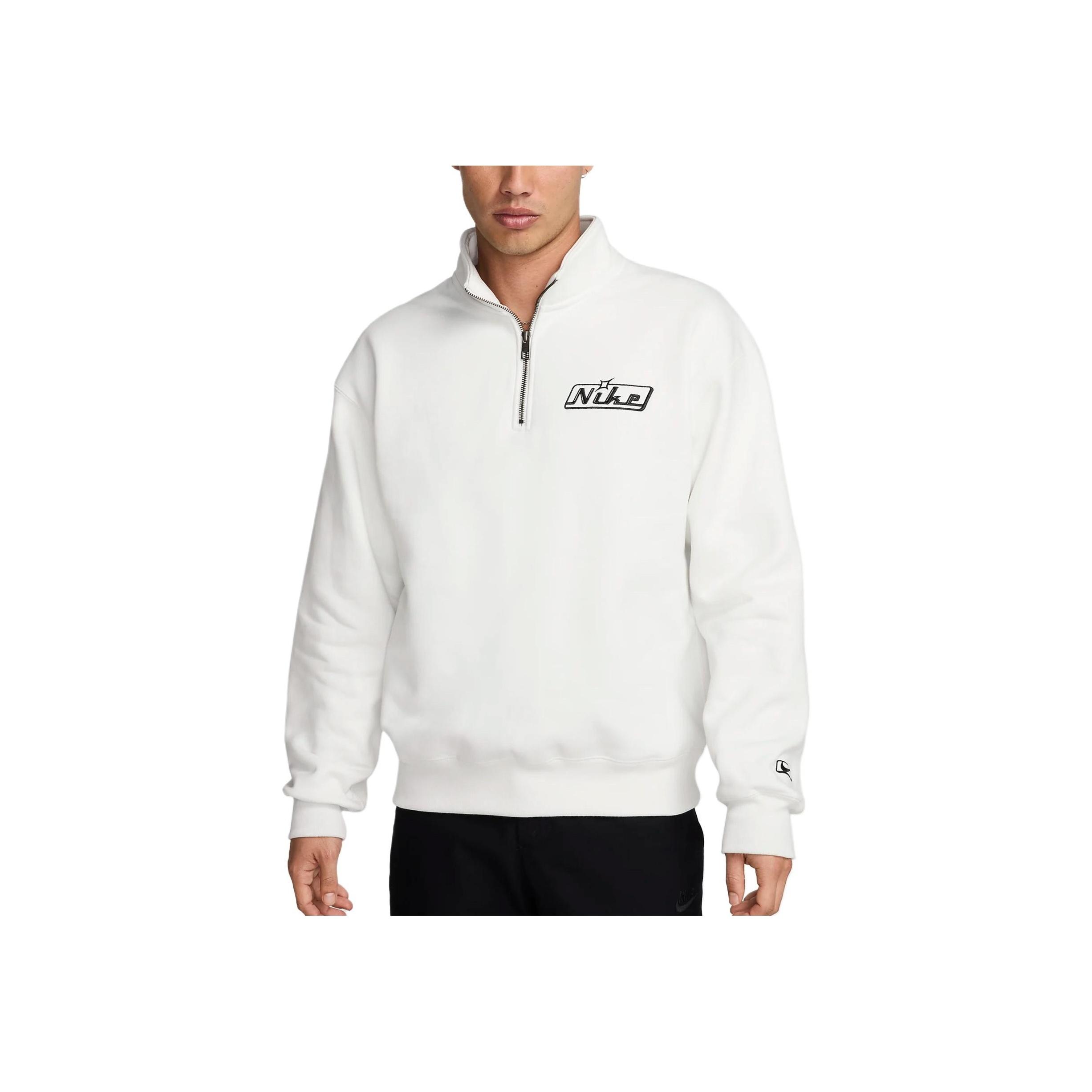 

Nike Осень-зима 24 повседневная удобная универсальная модная толстовка с капюшоном мужская толстовка Mountain-Top-белая черная HQ2955-121 M