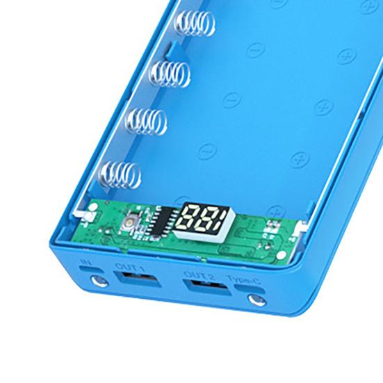 M10/L10 Powerbank Odnímatelný LED Digitální Kryt Bezpájecí Displej 10x18650 Přenosné Pouzdro Nabíječky