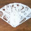 Reusable Animal Plane Stencils Pack Of 8 PET Plastic Drawing Guides Templates For Childrens Art Class And Home Crafts