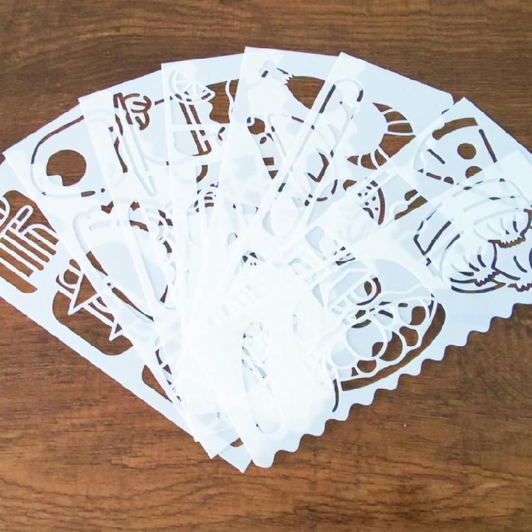 Reusable Animal Plane Stencils Pack Of 8 PET Plastic Drawing Guides Templates For Childrens Art Class And Home Crafts
